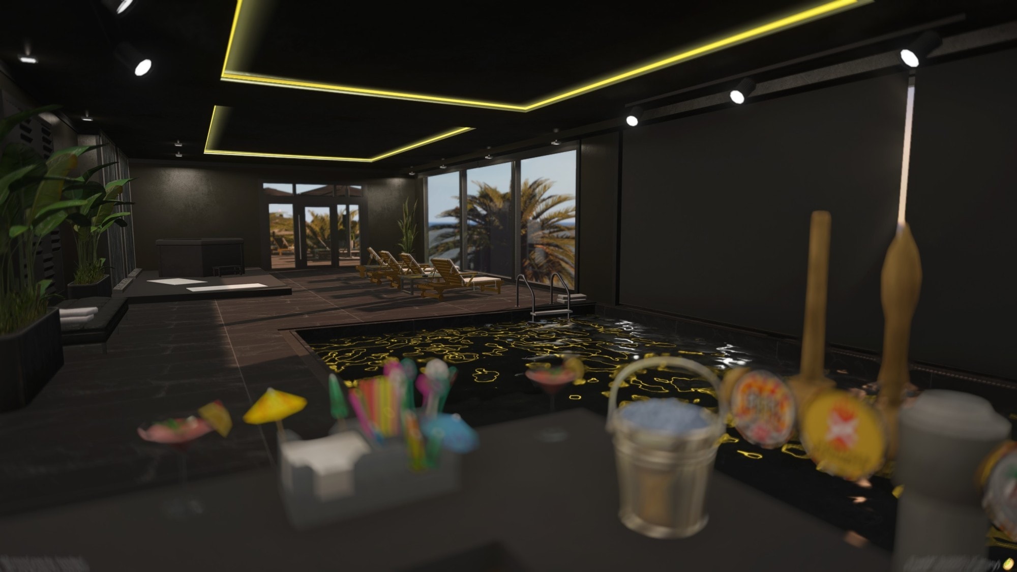 Rockbay Mansion, shown from inside